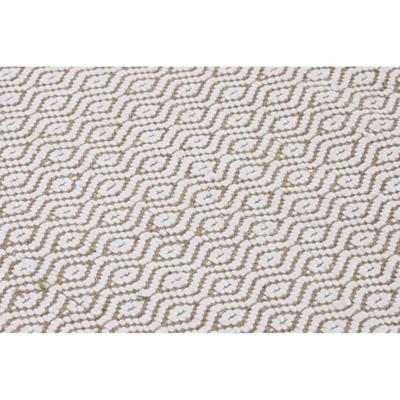 Tapijt Home ESPRIT Wit Natuurlijk 120 x 1 x 180 cm