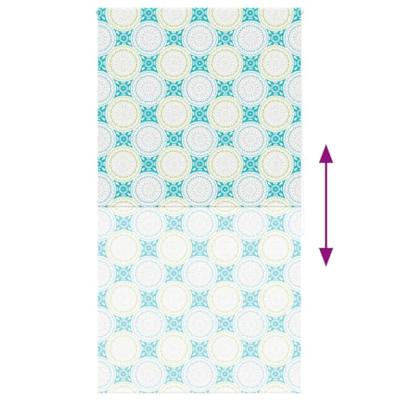 VidaXL Doucherolgordijn 130x240 cm stofbreedte 126 cm