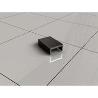 Wiesbaden Afdekkapje Slim tbv Muurprofiel Mat Zwart - thumbnail