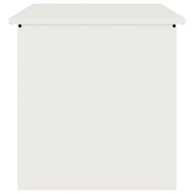 VidaXL Buitenopslagdoos wit 55 x 50,5 x 50 cm staal