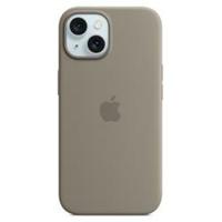 MT133ZM/A Apple Silicone Case with MagSafe iPhone 15 Plus Clay - thumbnail