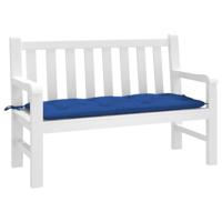 VidaXL Tuinbankkussen 120x50x7 cm oxford stof blauw - thumbnail