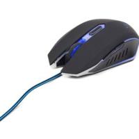 Gaming muis USB, zwart/blauw - thumbnail