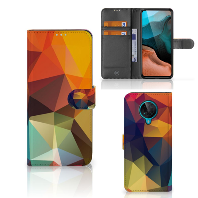 Xiaomi Poco F2 Pro | Book Case | Polygon Color Xiaomi Poco F2 Pro | Book Case | Polygon Color