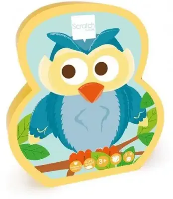 Dam Scratch uilen puzzel spel