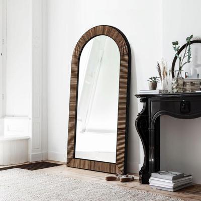 DTP Home Spiegel 'Slats' Teakhout, 200 x 100cm