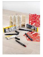 Eberhard Faber EF-559506 Tattoo Marker Skinlettering 4 Stuks Zwart - thumbnail