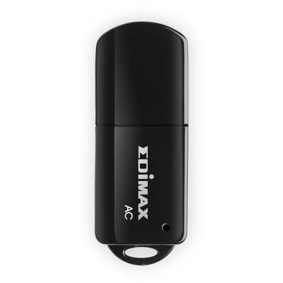 Edimax EW-7811UTC Draadloze Usb-adapter Ac600 2.4/5 Ghz (dual Band) Zwart