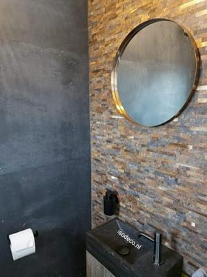 Mozaïek Isodeco Steenstrip Klassiek Zelfklevend 29.0x29.0 cm Roest Bruin Isodeco