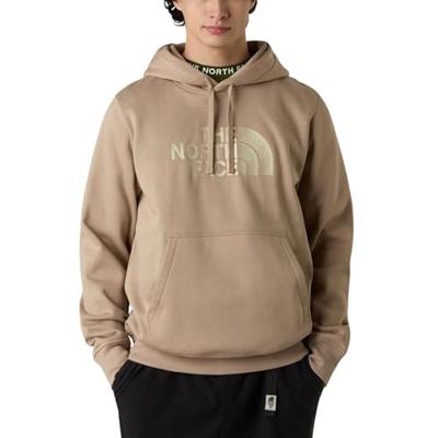 The North Face Drew Peak Hoodie Trui Heren Mushroom Grey/Gravel L The North Face Drew Peak Hoodie Trui Heren Mushroom Grey/Gravel L