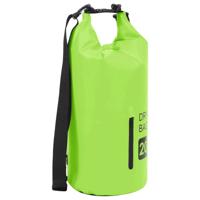 VidaXL Drybag met rits 20 l pvc groen - thumbnail