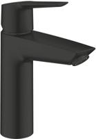Grohe Quickfix Start M-size wastafelkraan met push-open waste mat zwart - thumbnail