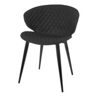 Riverdale Eetkamerstoel Elin zwart 78cm - thumbnail