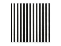 Servetten Zwart/Wit Gestreept (20st) - thumbnail