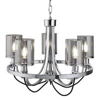 Searchlight Design kroonluchterCatalina Ø 51cm - 9045-5CC - thumbnail