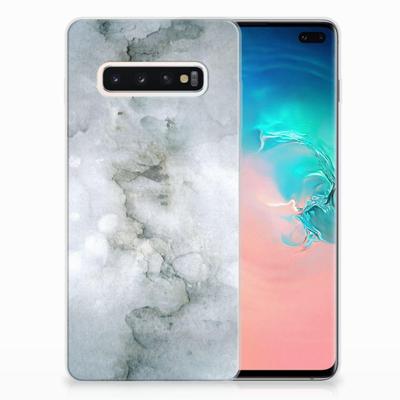 Smartphone hoesje Samsung Galaxy S10 Plus Painting Grey Smartphone hoesje Samsung Galaxy S10 Plus Painting Grey