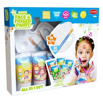 Gezicht en vingerverf 2-in-1 set