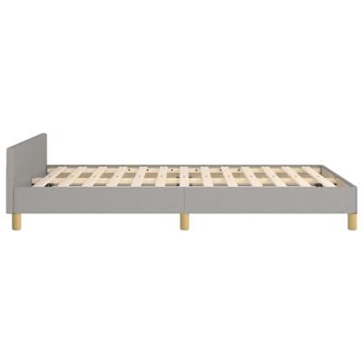 Bedframe zonder matras 120x190 cm stof lichtgrijs