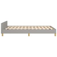 Bedframe zonder matras 120x190 cm stof lichtgrijs - thumbnail