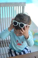 Zonnebril BEABA Delight voor kinderen van 9 tot 24 maanden blauw - thumbnail