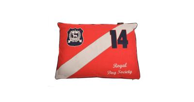 Lex & Max Hondenkussen Classic Rood - 100 x 70cm - Kussenhoes