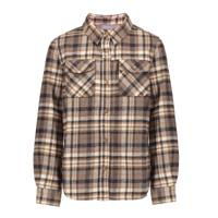 Geisha Meisjes blouse - Geruit - Cognac / Blauw - thumbnail