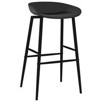 Barstoelen 4 st zwart - thumbnail