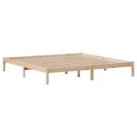 Bedframe zonder matras massief grenenhout 200x200 cm - thumbnail