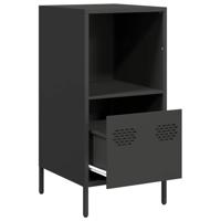 Dressoir 35x39x73,5 cm koudgewalst staal zwart - thumbnail