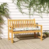 VidaXL Tuinbankkussen 100x50x7 cm oxford stof bladpatroon - thumbnail