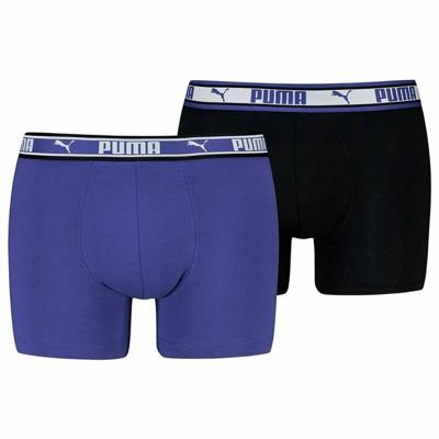 Heren Boxer Shorts Puma Blauw - Maat: XL