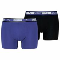 Heren Boxer Shorts Puma Blauw - Maat: XL - thumbnail