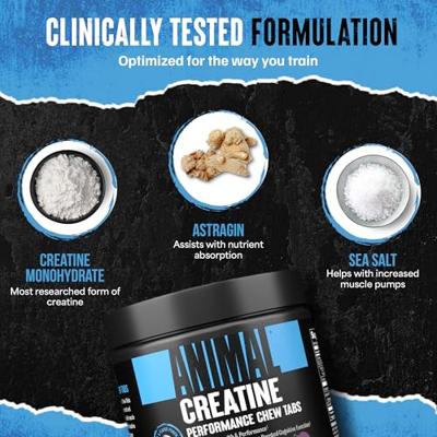 Animal Creatine Performance Chews | Universal | 120ct Animal Creatine Performance Chews | Universal | 120ct