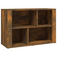 Dressoir 80x30x54 cm bewerkt hout gerookt eikenkleurig - thumbnail