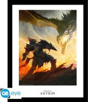 Skyrim Framed Print - Daedric Armor - thumbnail