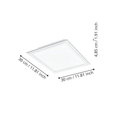 Eglo Plafonnière Zigbee Salobrena-Z 30x30cm wit 900044