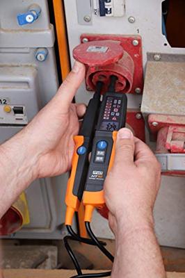 HT Instruments HT10 Tweepolige spanningstester CAT III 1000 V, CAT IV 600 V Akoestisch, Staafdiagram, LCD, LED