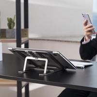 Laptopstandaard TM Electron Opvouwbaar Wit - thumbnail