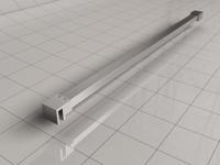 Wiesbaden Stabilisatiestang 120 cm Geborsteld Staal - thumbnail