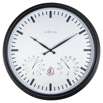 Weerstation - Wandklok - Weersbestendig - 50,5 cm en Zonnebloem Weerstation - Wandklok - Weersbestendig - 50,5 cm en Zonnebloem