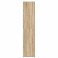 Schoenkast Sonoma Eiken 80x39x180 cm Geengineerd Hout - thumbnail