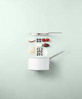 Eva Trio White Line Ø 16 cm steelpan - thumbnail