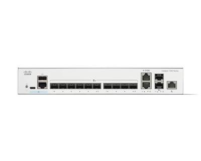 Cisco Catalyst 1300-12XS Managed Switch, 10 poorten 10G-SFP+, 2 x 10GE-SFP+ combi, beperkte bescherming (C1300-12XS)