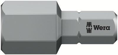 Wera 840/1 Z Zeskant Bits, Hex-Plus, 10.0 mm x 25 mm - 1 stuk(s) - 05056340001 Wera 840/1 Z Zeskant Bits, Hex-Plus, 10.0 mm x 25 mm - 1 stuk(s) - 05056340001