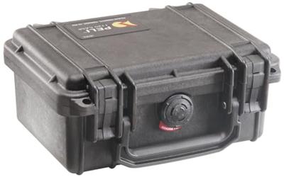 PELI 1120 Schokbestendige Koffer Voor Dslr Camera, Lenzen, Objectieven, E.D., Ip67 Water- En Stofdicht, Capaciteit: 2L, Gemaakt In De Vs, Zonder Schuim, Kleur: Zwart