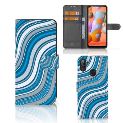 Samsung Galaxy M11 | A11 | Telefoon Hoesje | Waves Blue