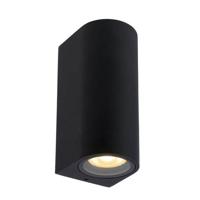 Lucide ZARO - Wandspot / Wandlamp Binnen/Buiten - 2xGU10 - IP44 - Zwart - thumbnail