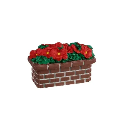 Lemax poinsettia planter kerstdorp accessoire 2024