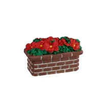 Lemax poinsettia planter kerstdorp accessoire 2024 - thumbnail