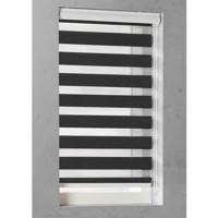 Rollit Noah Duo Rolgordijn Zwart - thumbnail